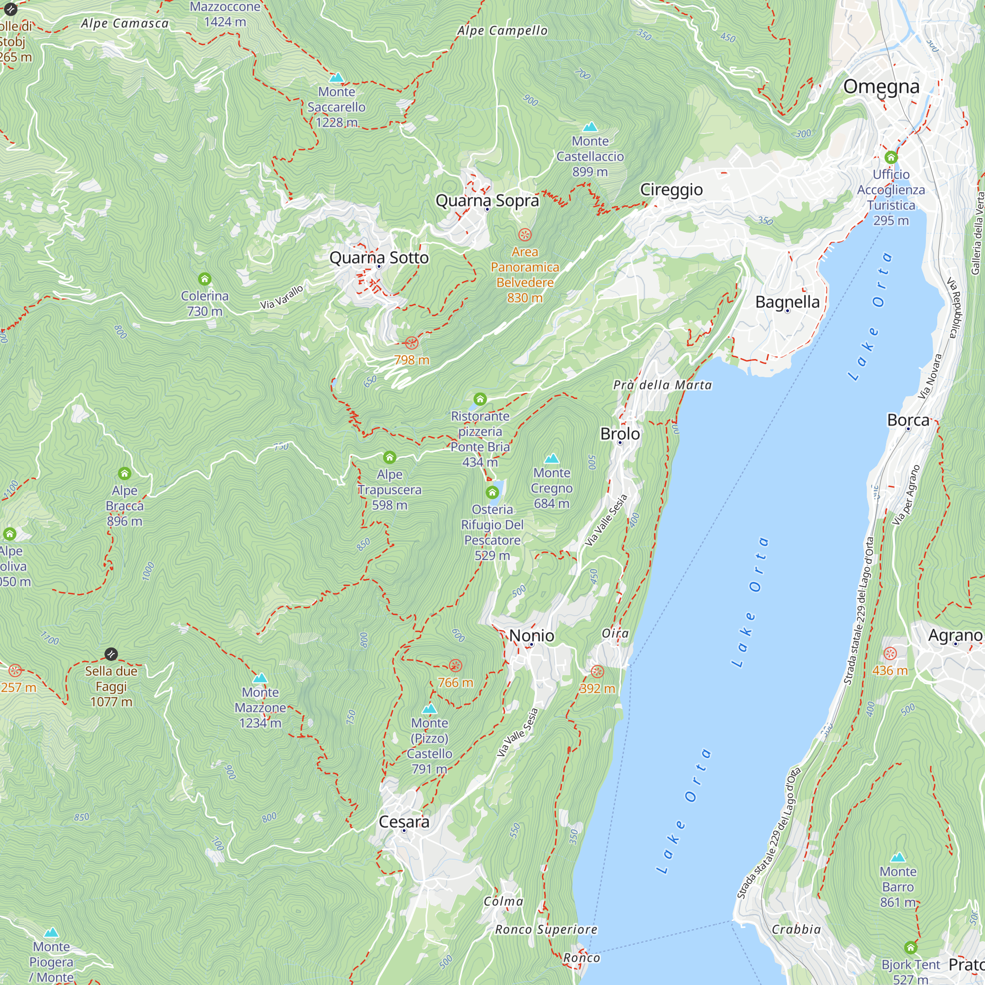 Osteria Rifugio Del Pescatore map