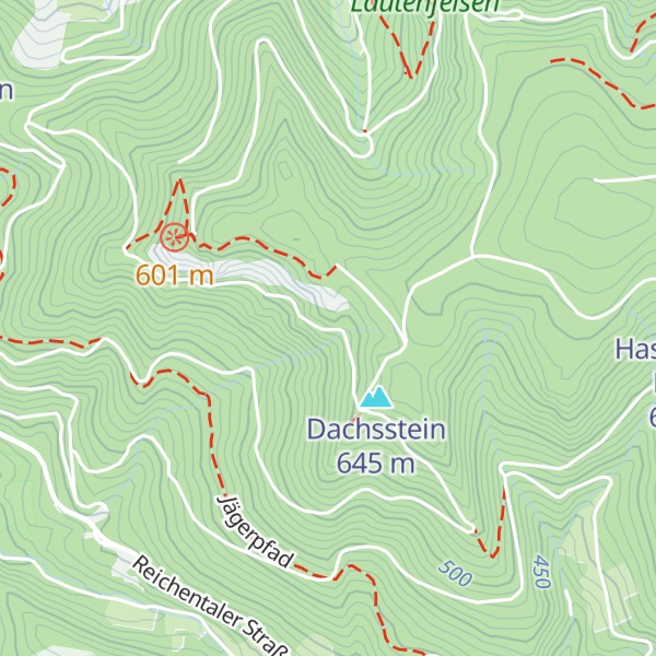 Map of Rockertfelsenhütte