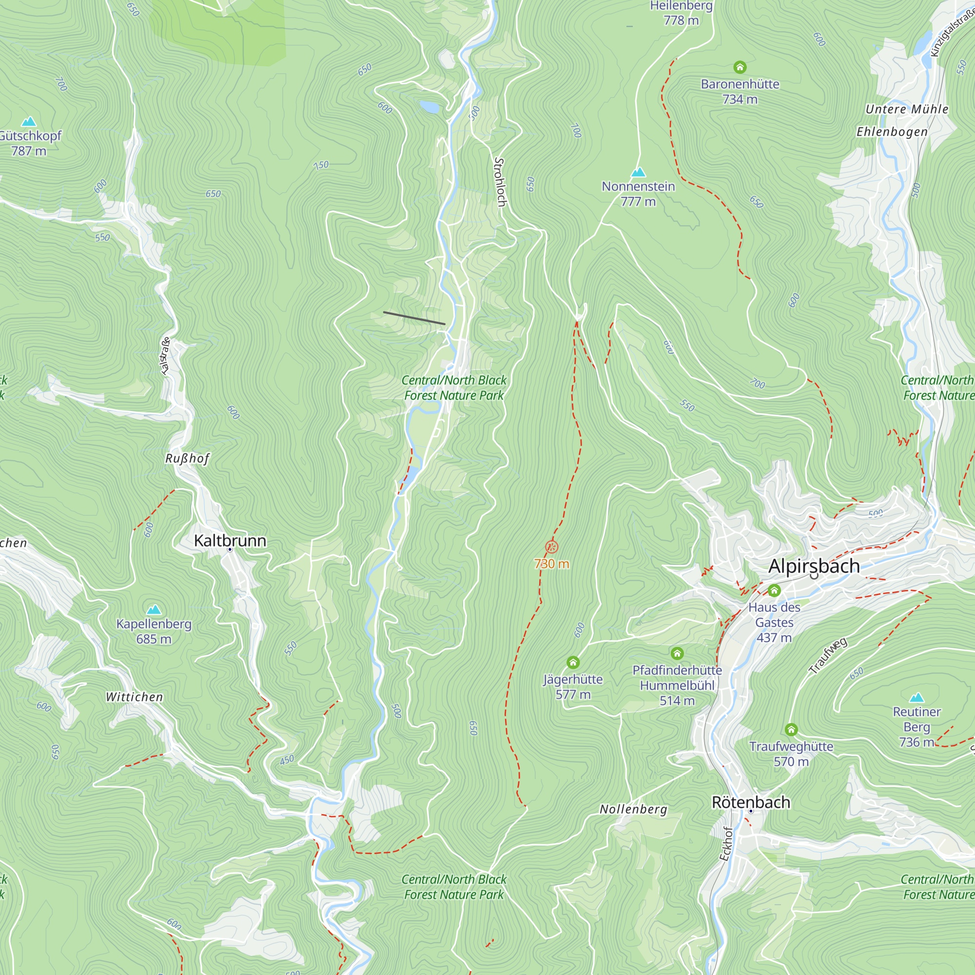 Hardtwaldhütte map