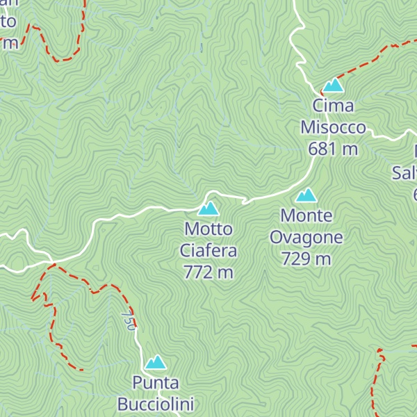 Map of Motto Ciafera