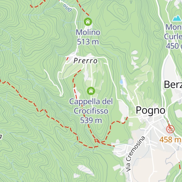 Map of Cappella del Crocifisso