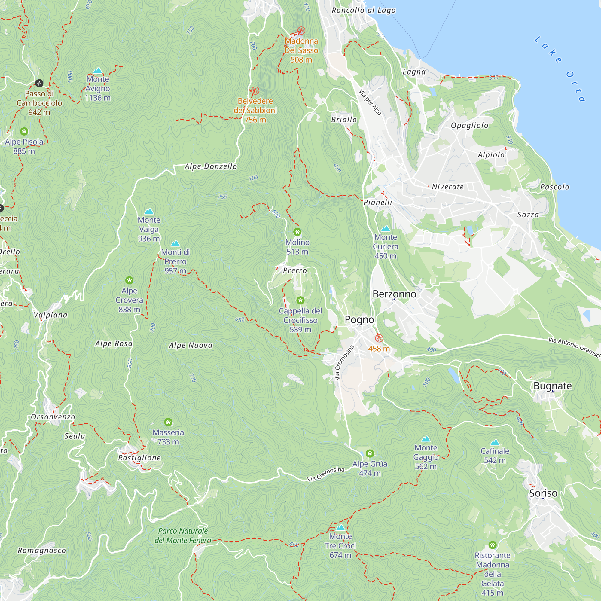 Cappella del Crocifisso map