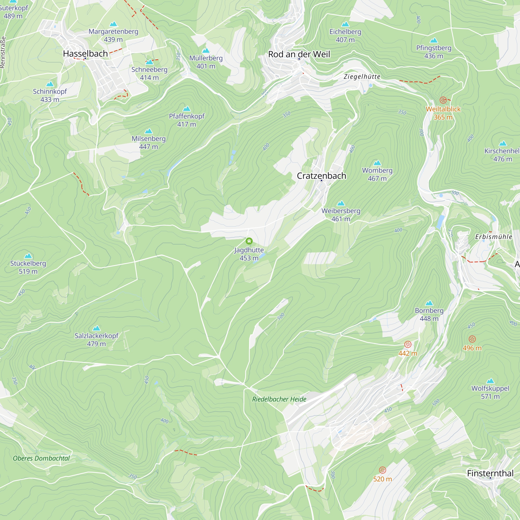 LBS-Hütte map