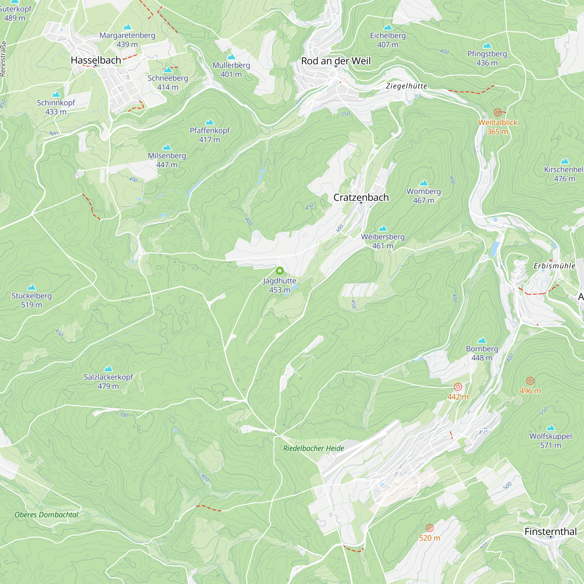 LBS-Hütte map