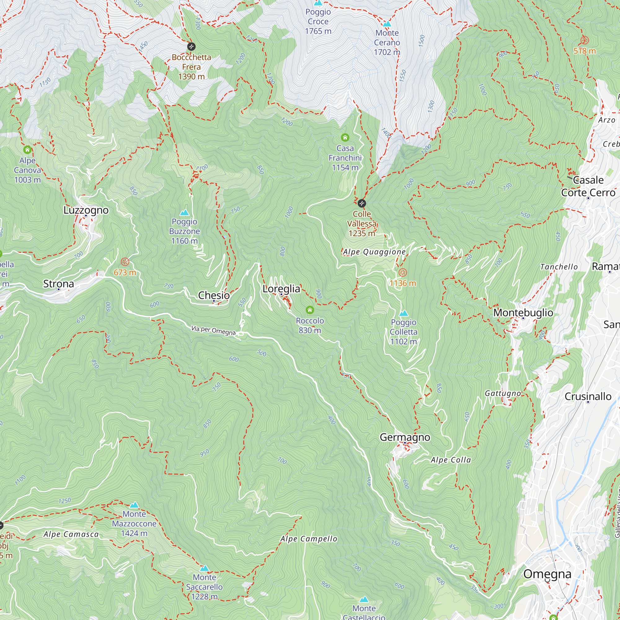 Roccolo map
