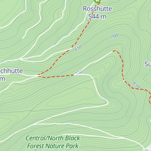 Map of Hindenburghütte