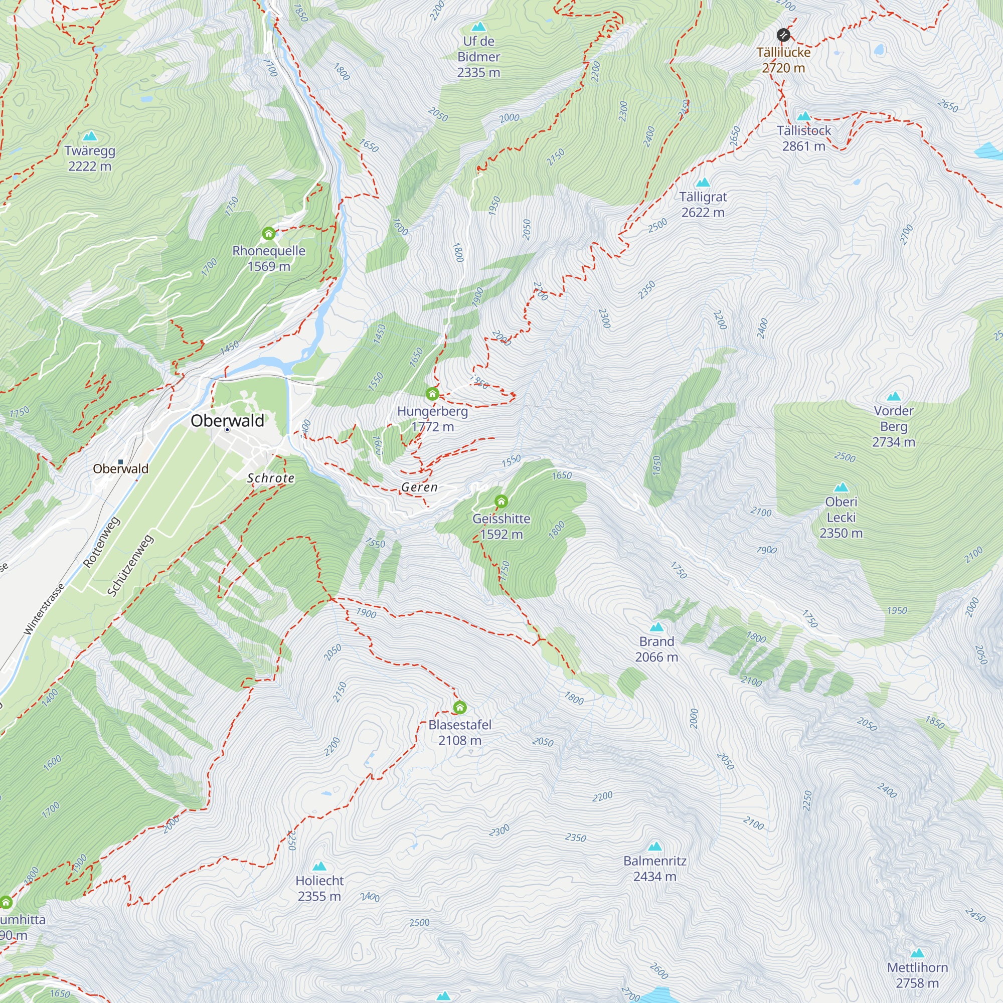 Geisshitte map