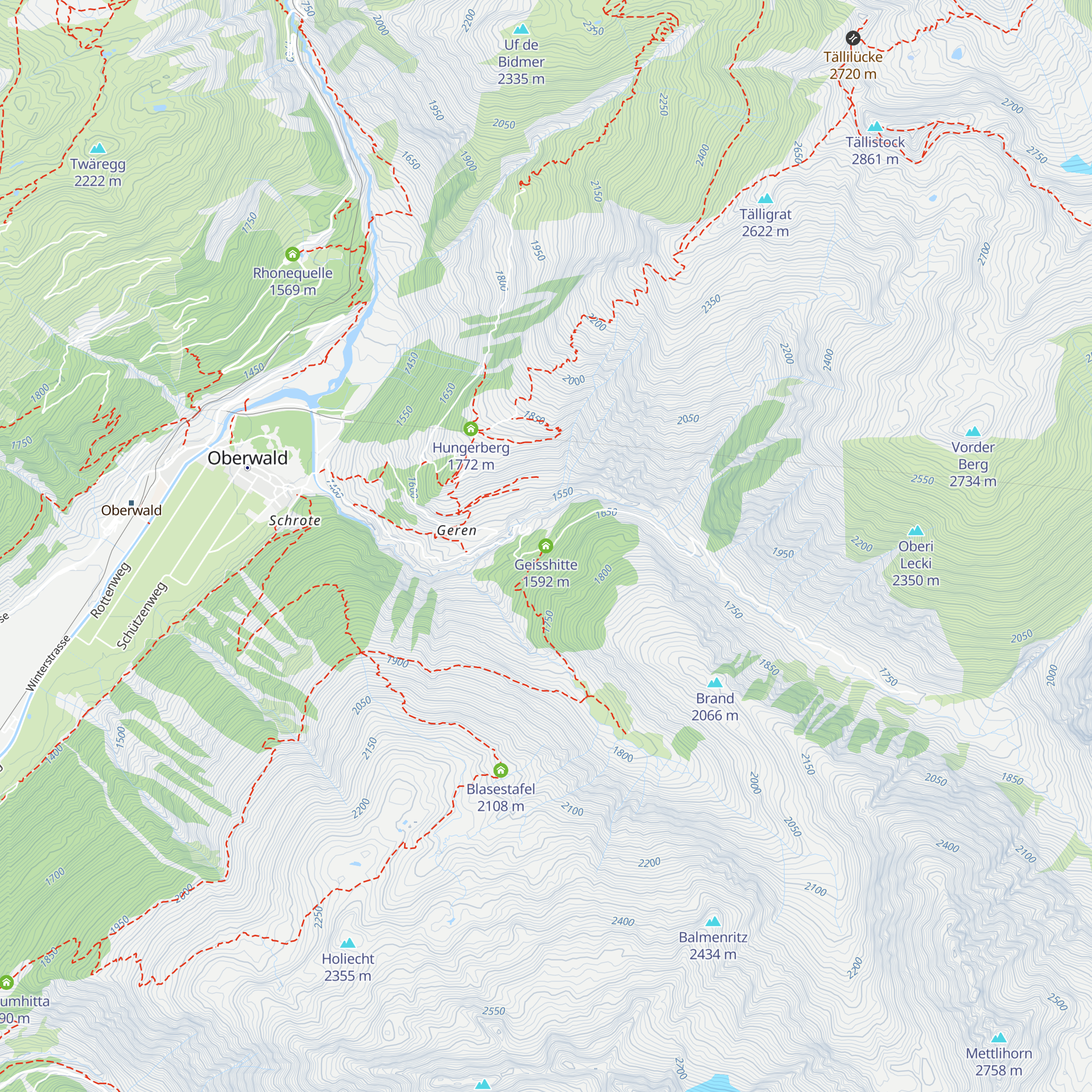 Geisshitte map