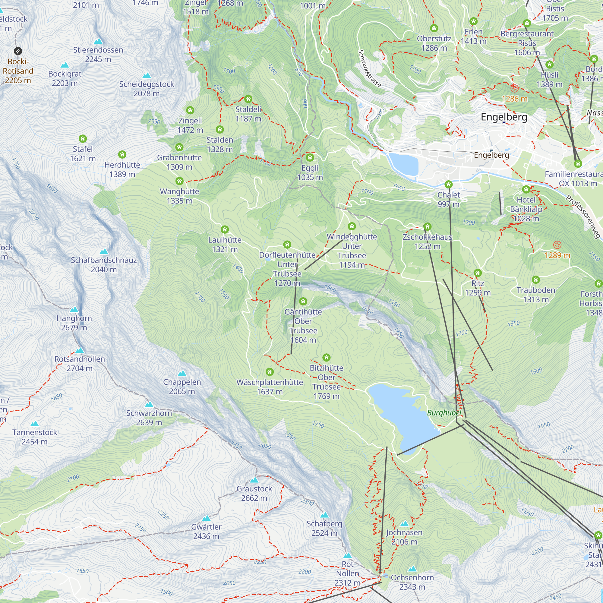 Ober Gänti map