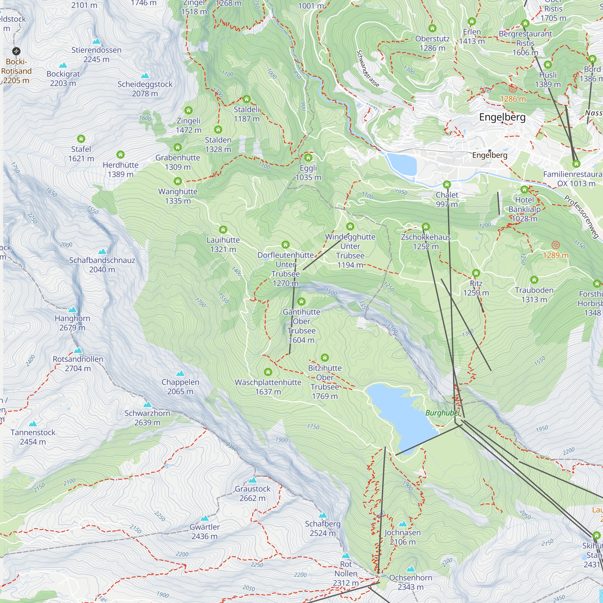 Gäntihütte Ober Trübsee map