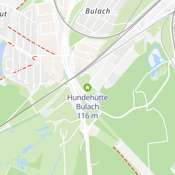 Map of Hundehütte Bulach