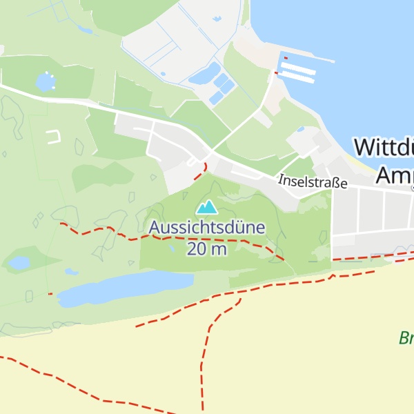 Map of Aussichtsdüne