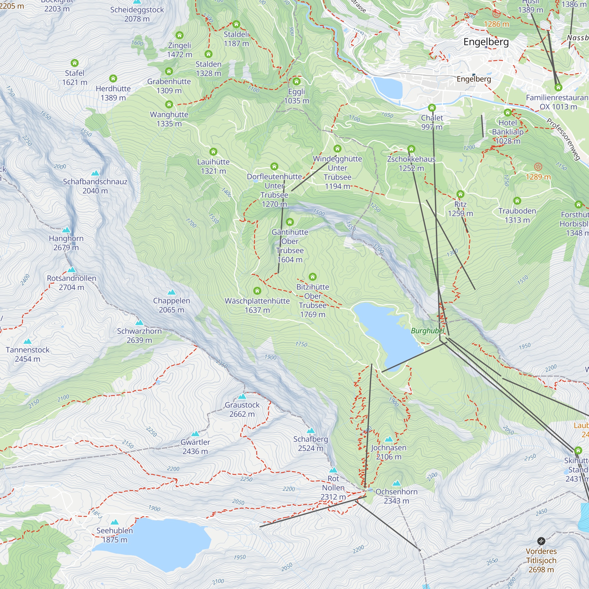 Windegghütte map
