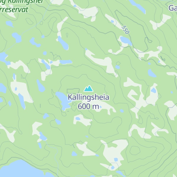 Map of Kallingsheia