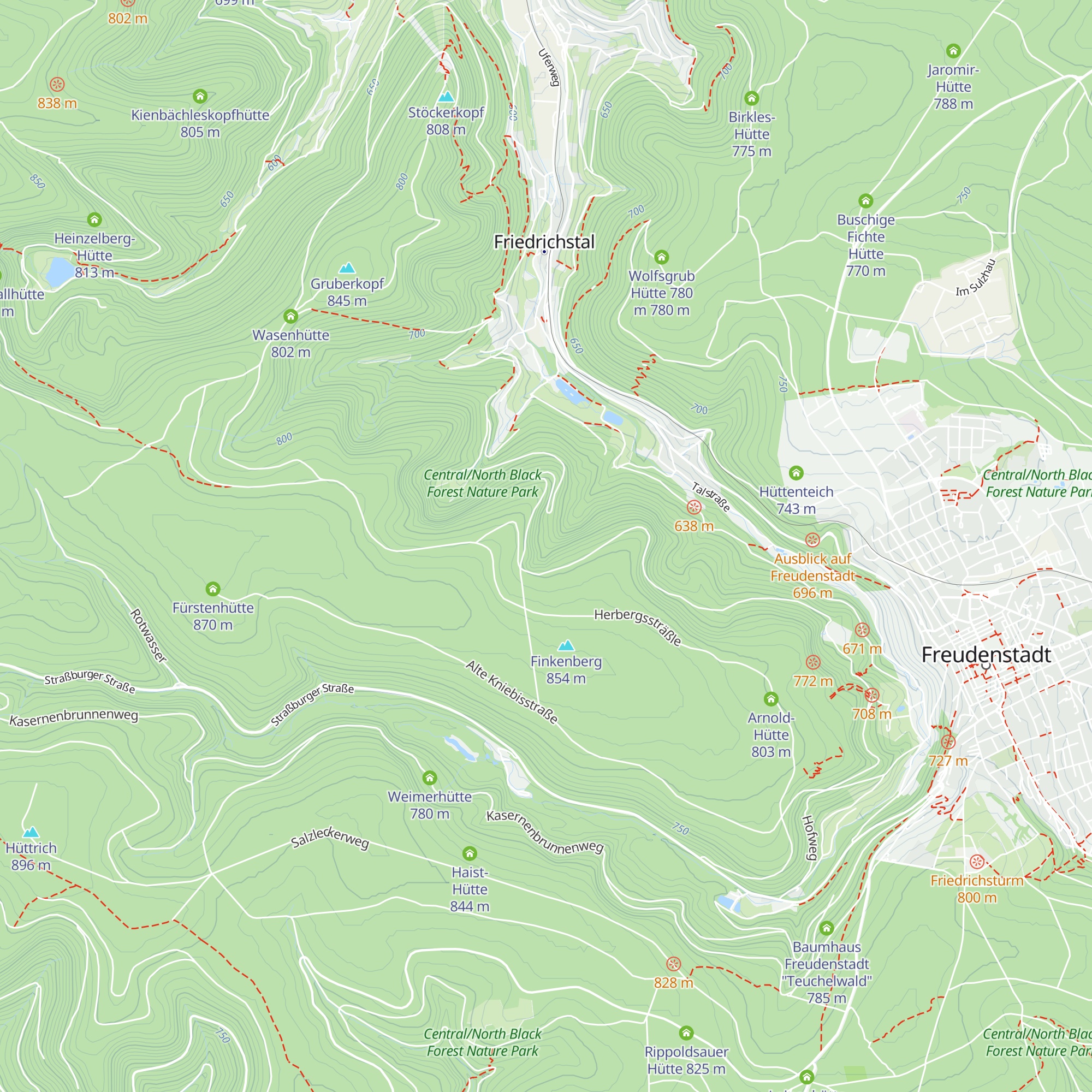 Förster Roh Hütte map