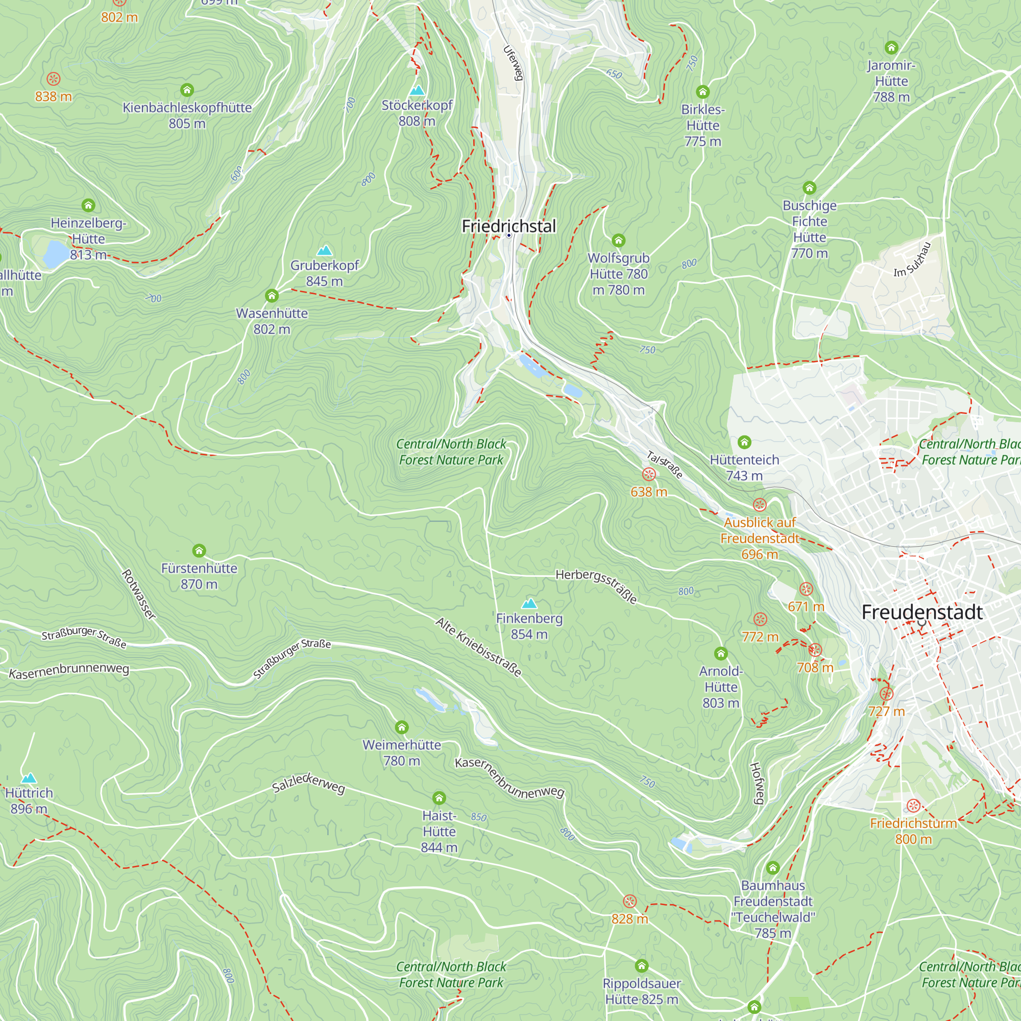 Förster Roh Hütte map