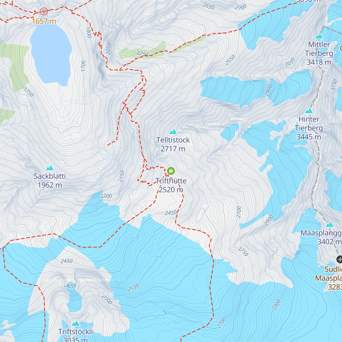 Trifthütte map