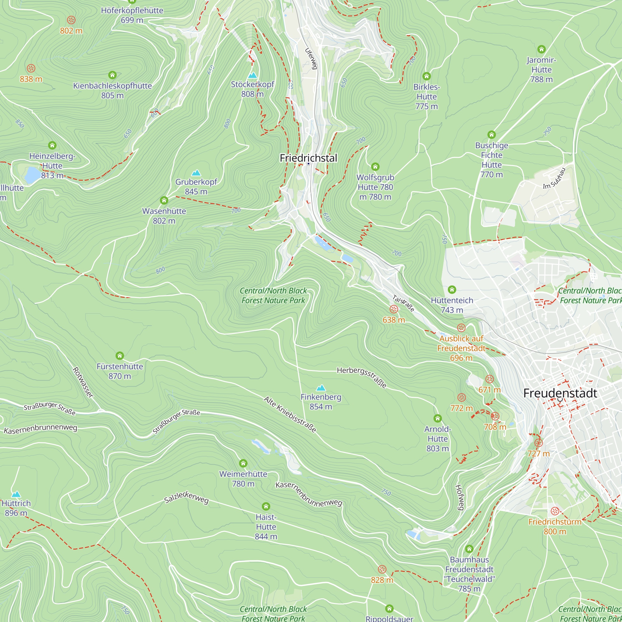 Stöckacker-Hütte map