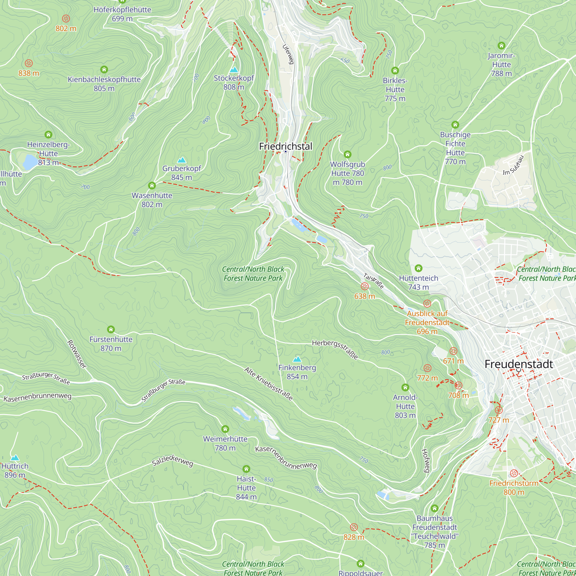 Stöckacker-Hütte map