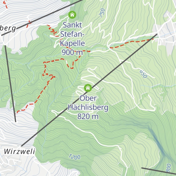 Map of Ober Hächlisberg