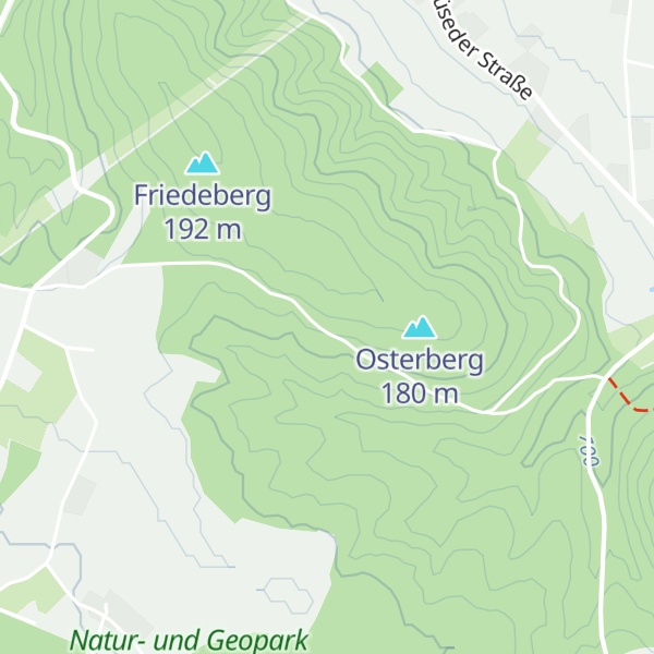 Map of Friedeberg Hütte