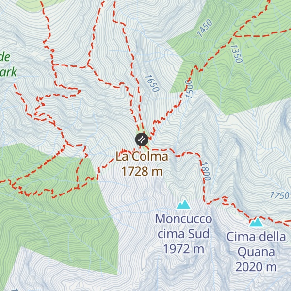 Map of Bivacco Colma di Premosello