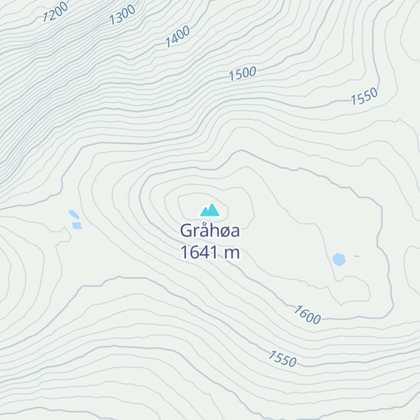 Map of Gråhøa