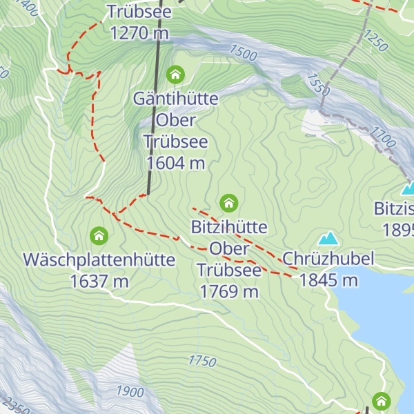 Map of Bitzihütte