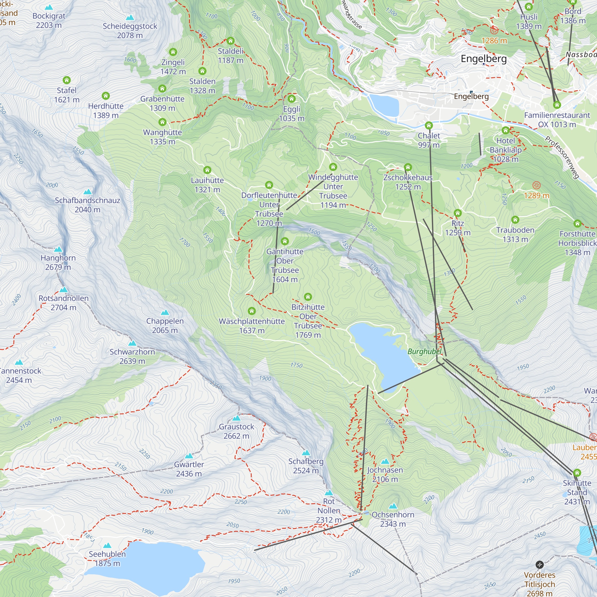 Bitzihütte map