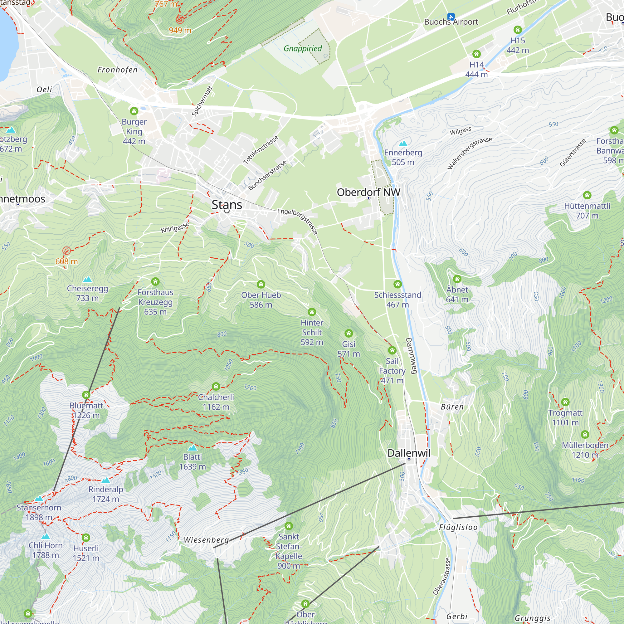 Hinter Schilt map