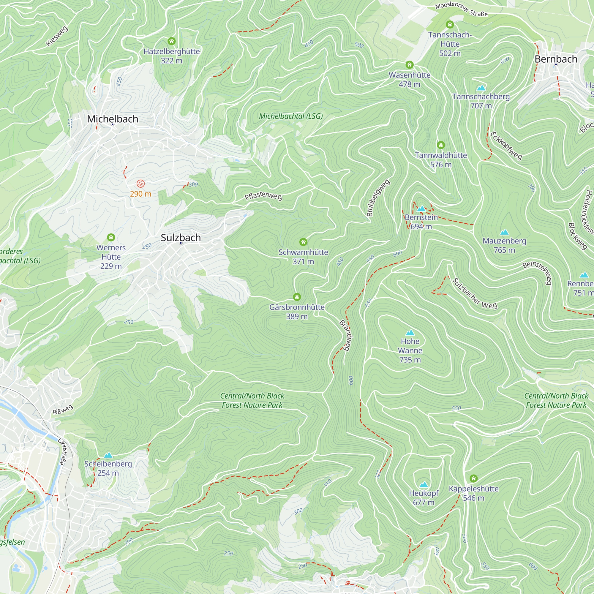Gärsbronnhütte map