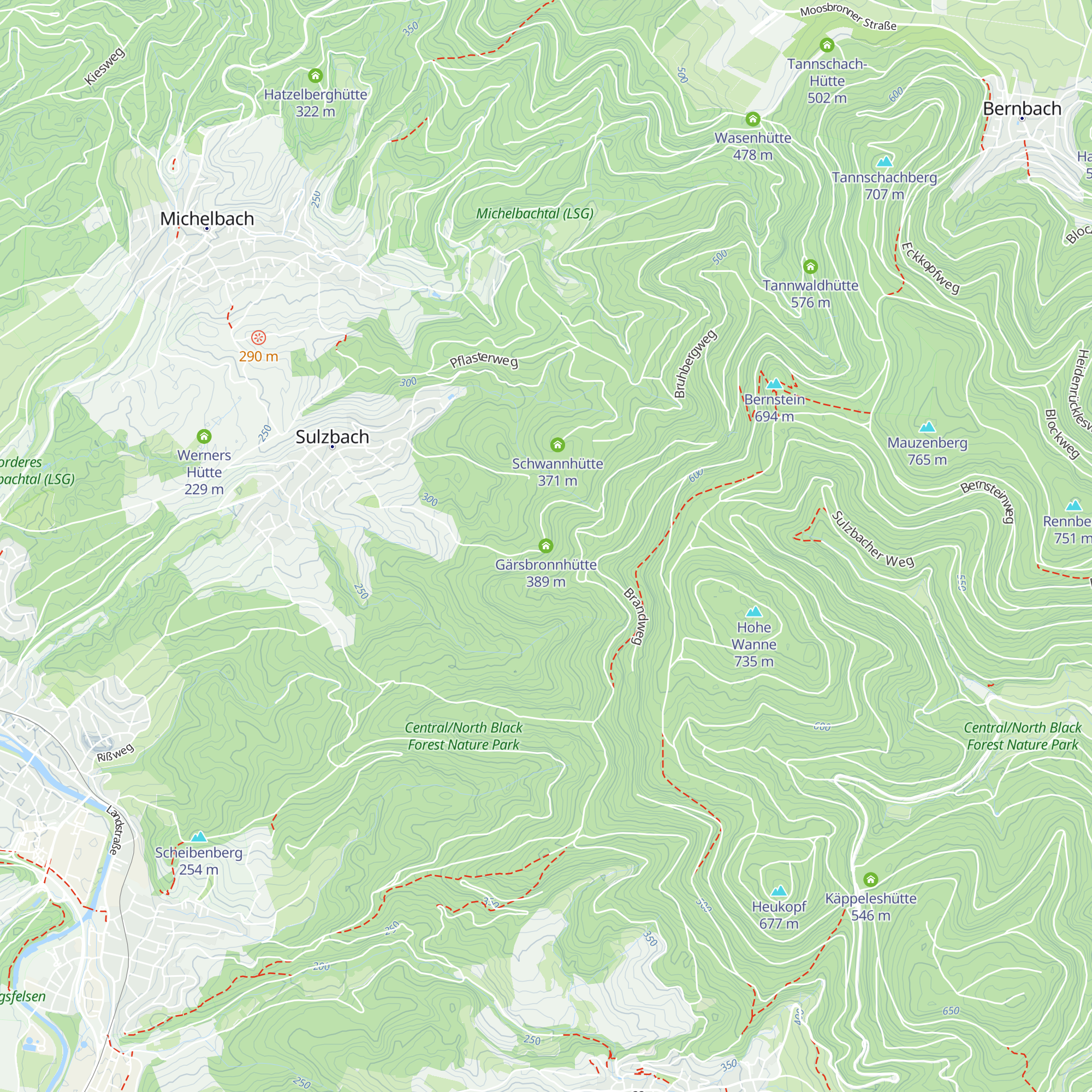 Gärsbronnhütte map