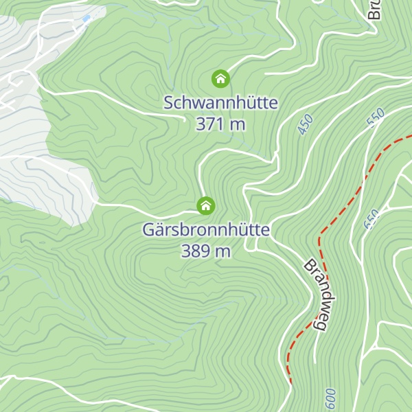 Map of Gärsbronnhütte