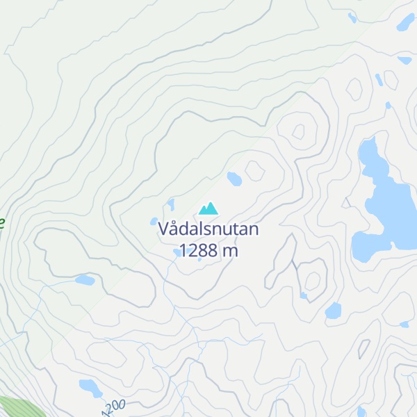 Map of Vådalsnutan