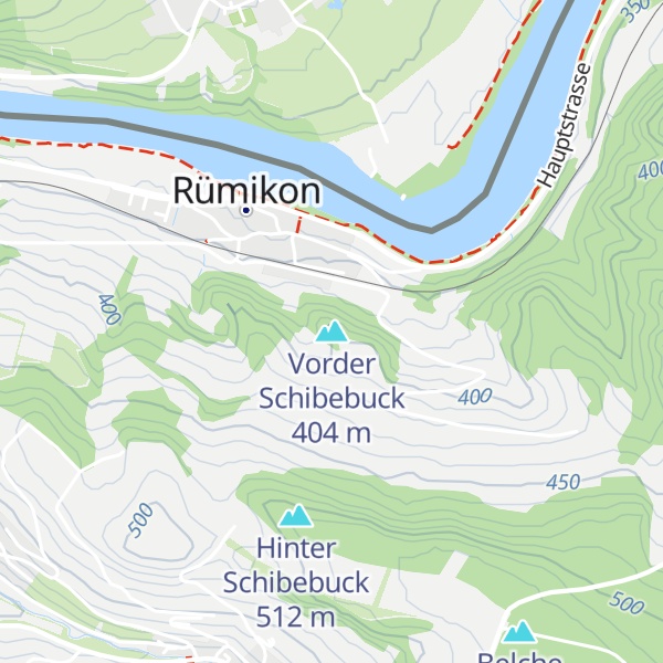 Map of Vorder Schibebuck
