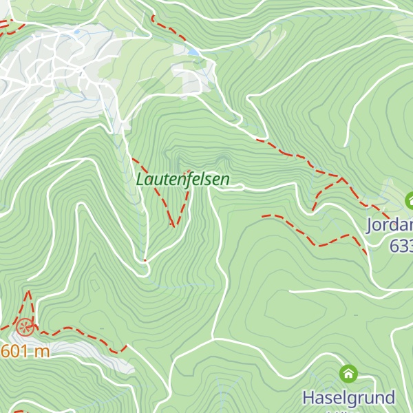 Map of Großer Lautenfelsen