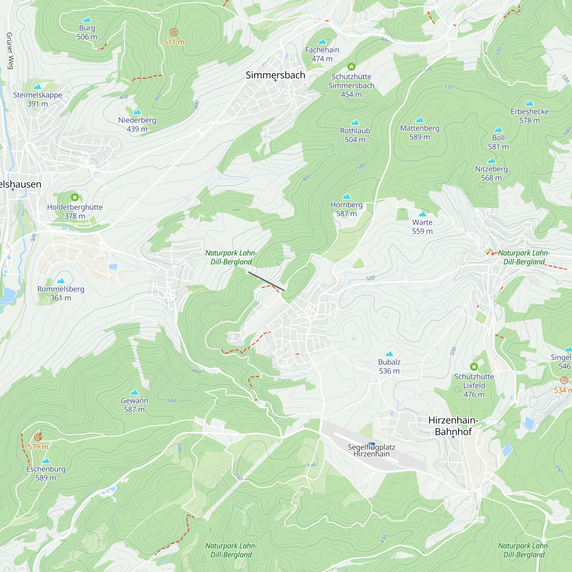 Skihütte HIHA map