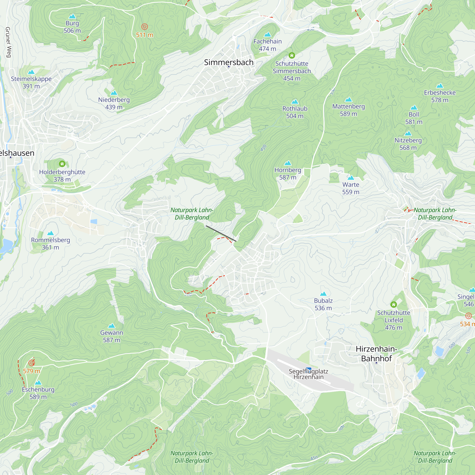 Skihütte HIHA map