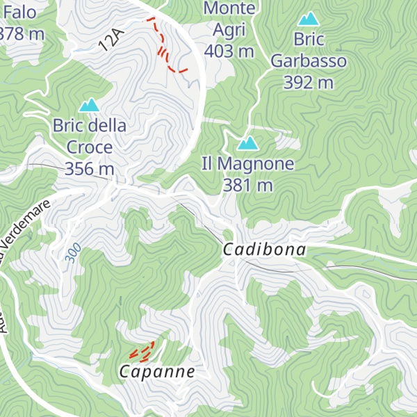 Map of Cadifugio