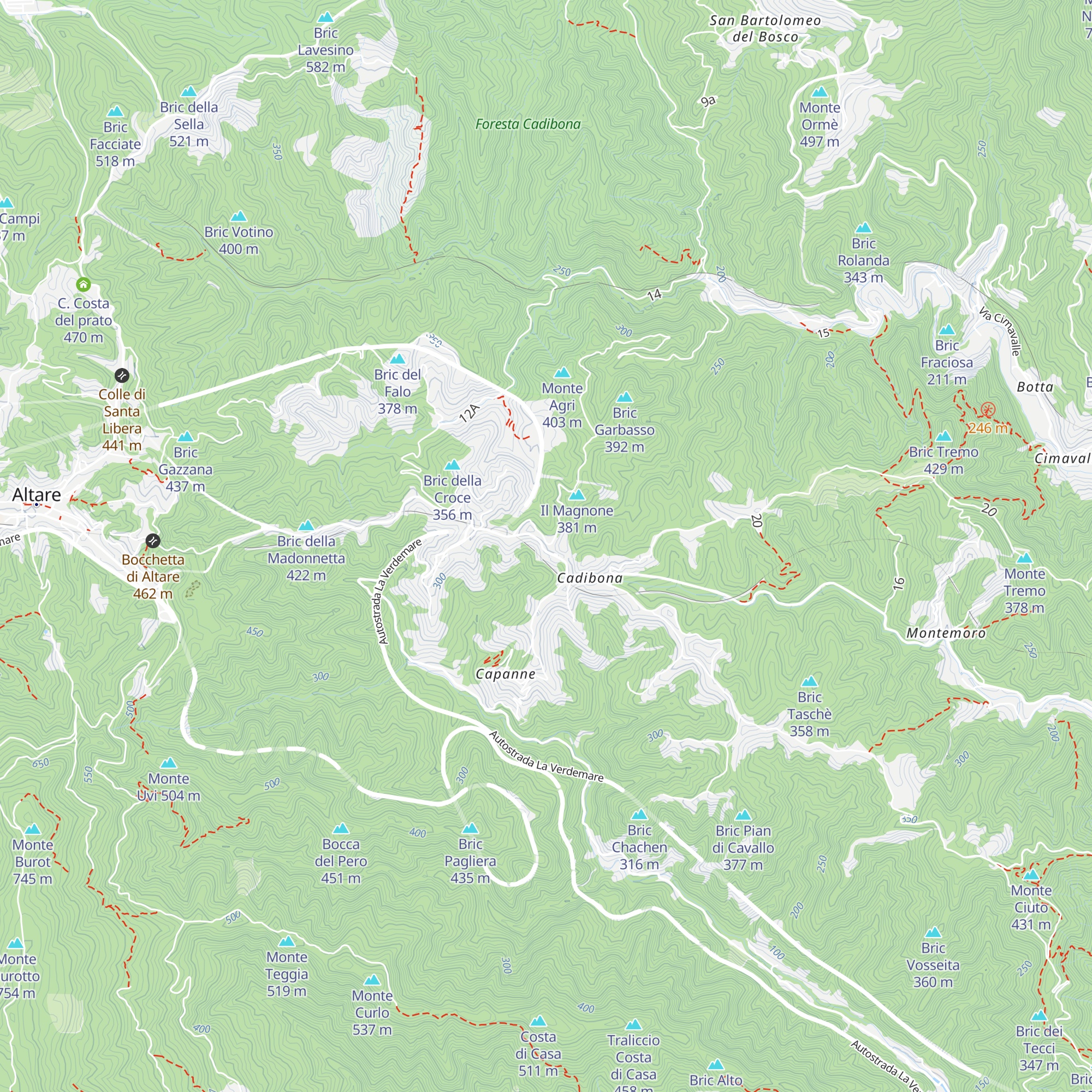 Cadifugio map