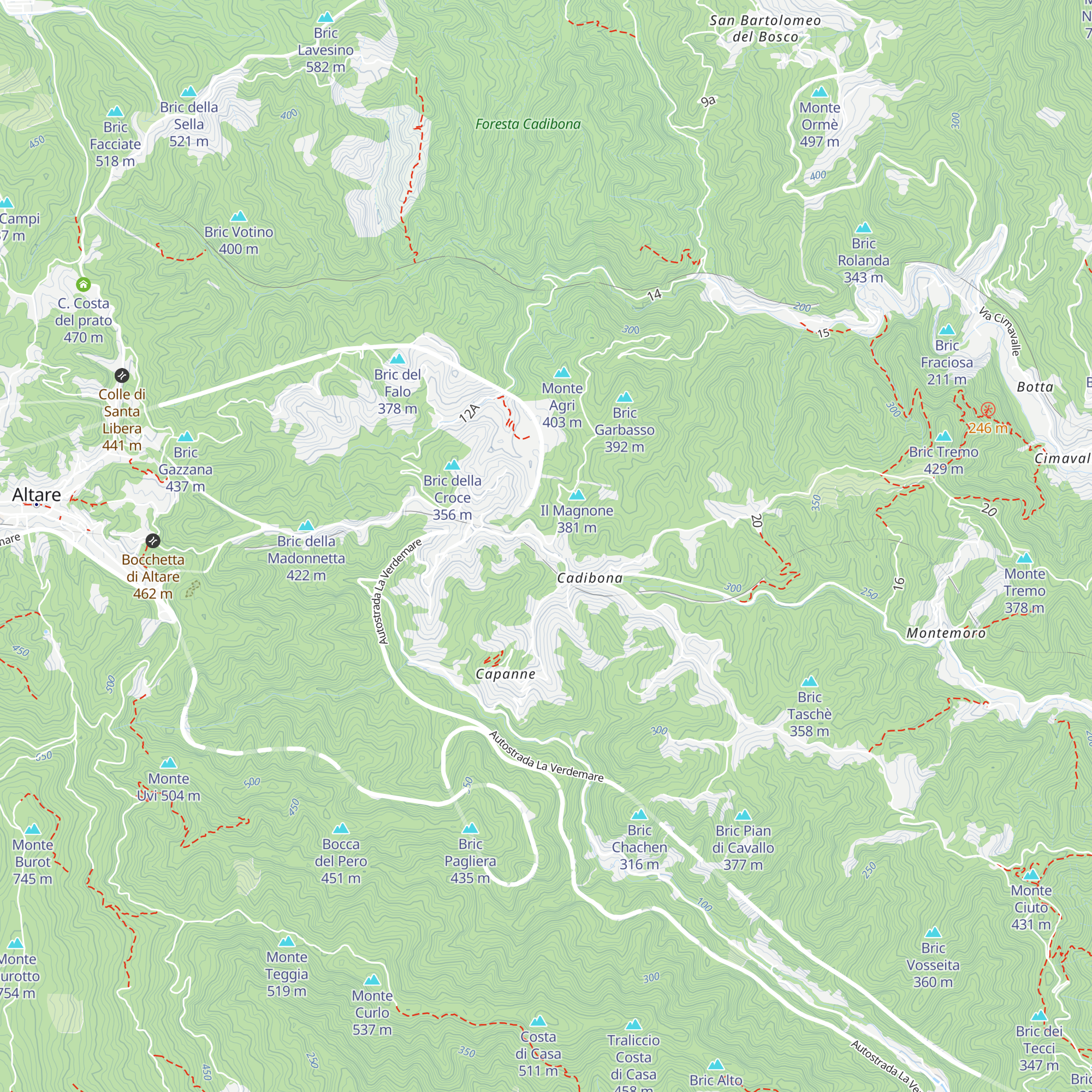 Cadifugio map