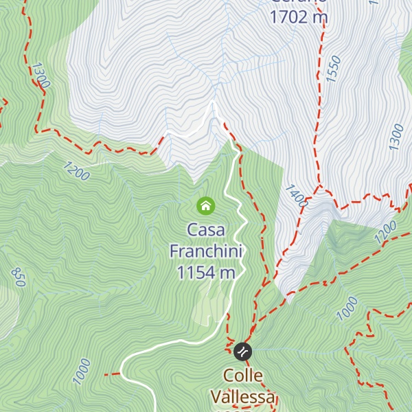 Map of Casa Franchini