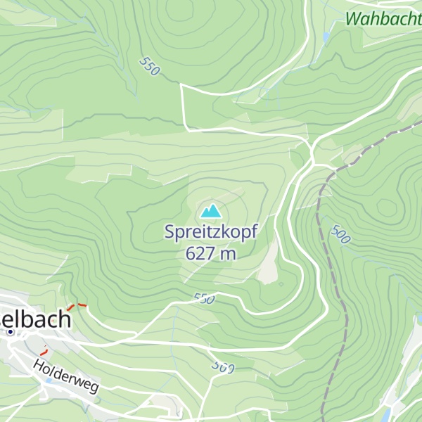 Map of Spreitzkopf