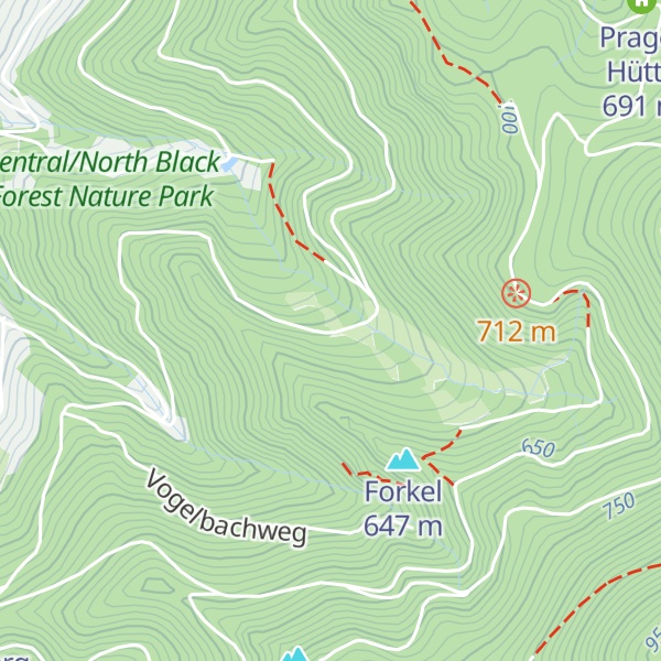 Map of Hohlesteinhütte