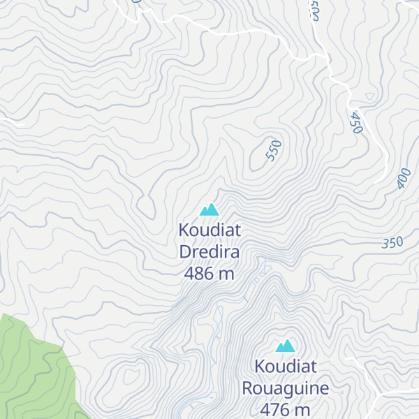 Map of Koudiat Dredira