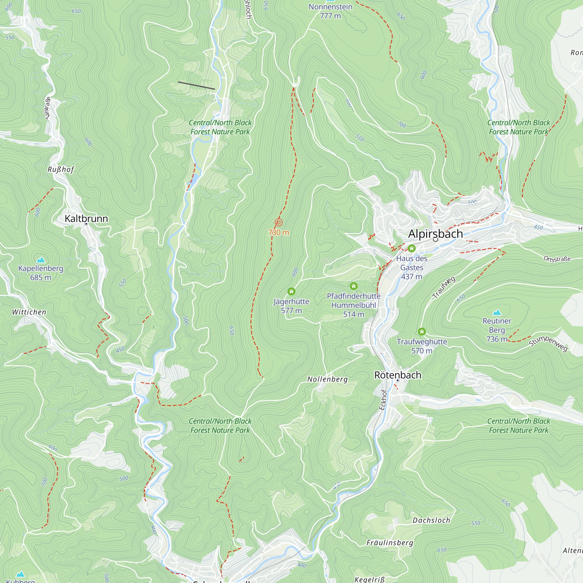 Jägerhütte map