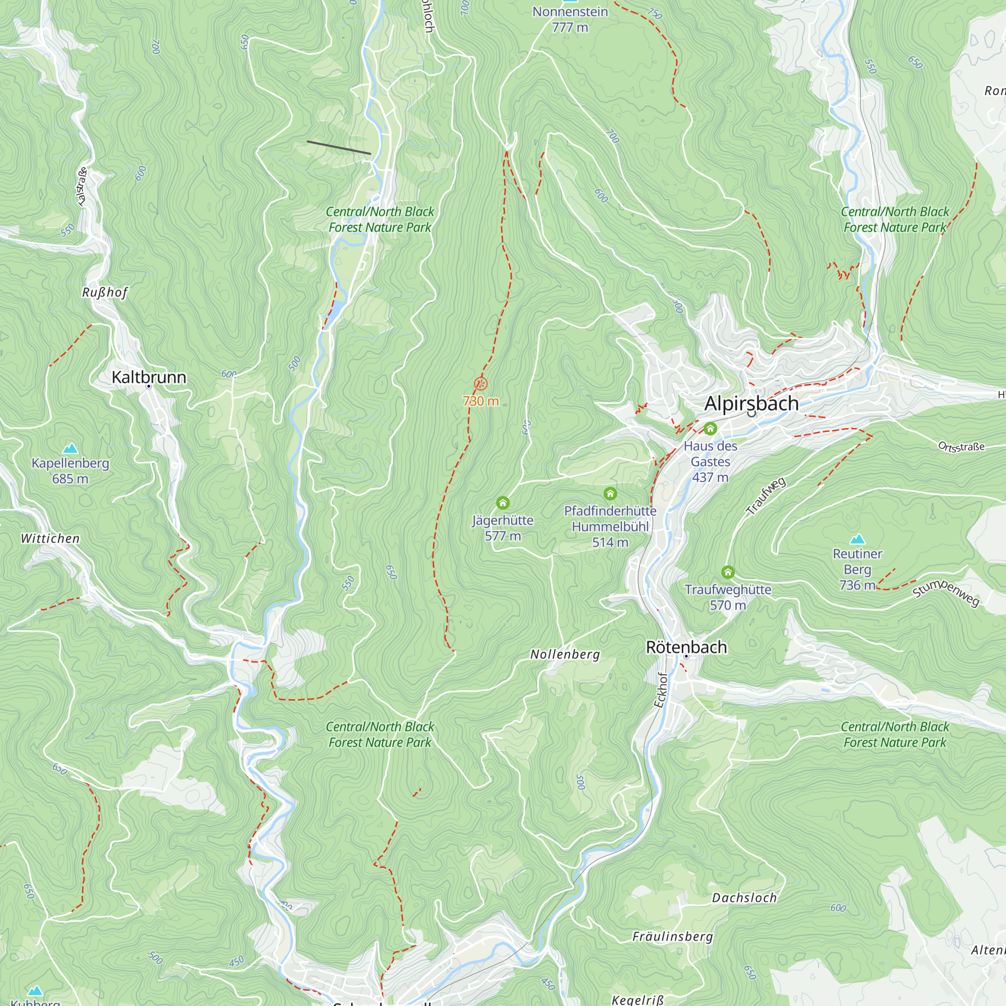 Jägerhütte map