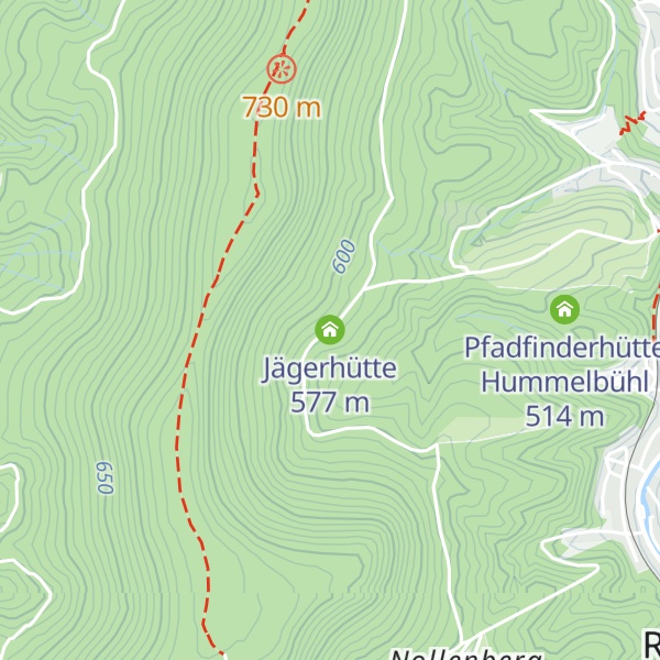 Map of Jägerhütte