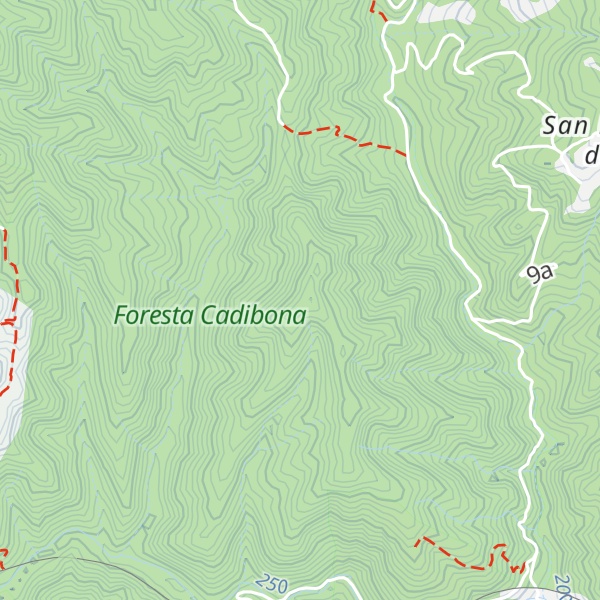 Map of Monte Porcheria