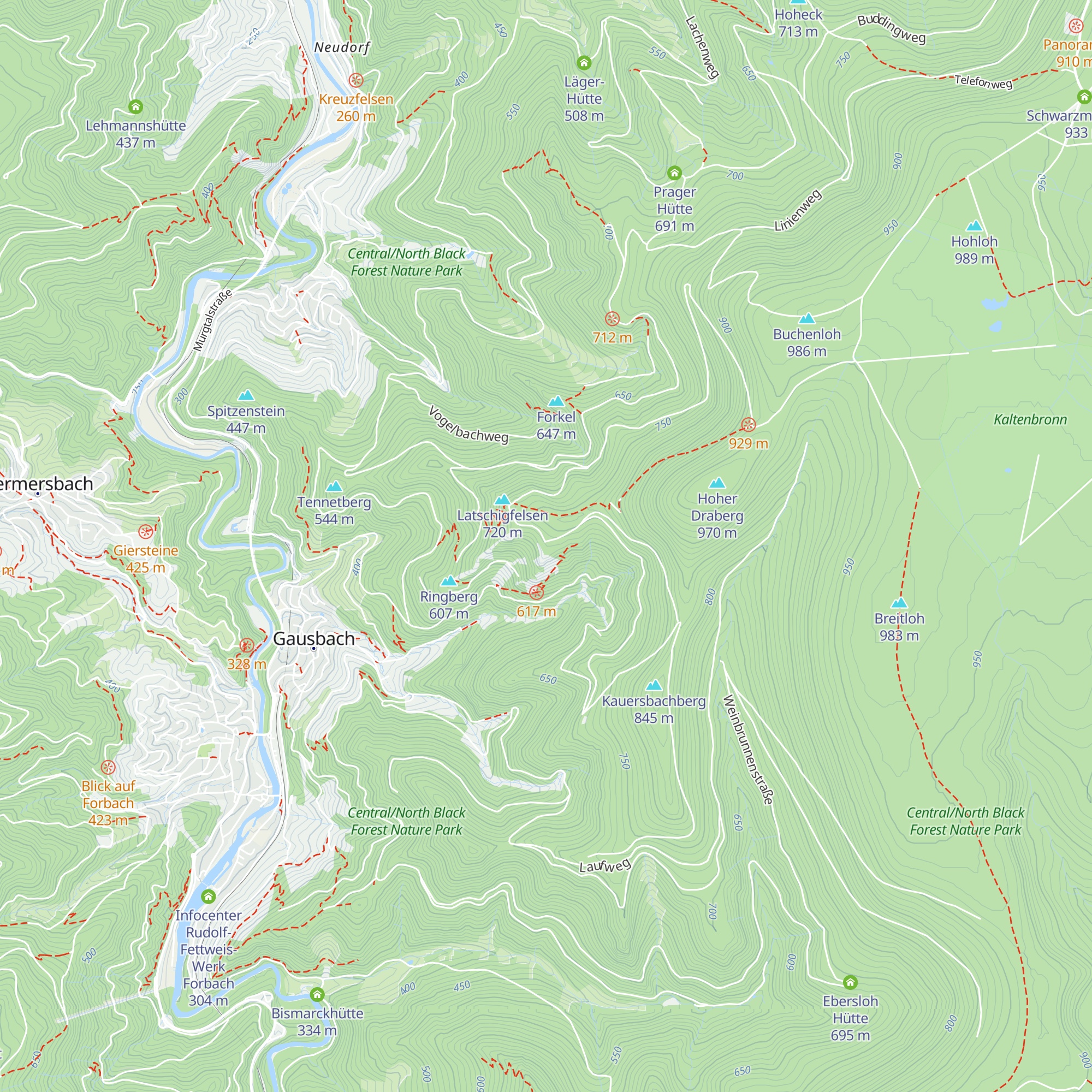 Latschighütte map